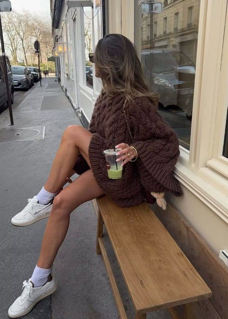 A Vintage Style Sweater with Delicate Timeless Details