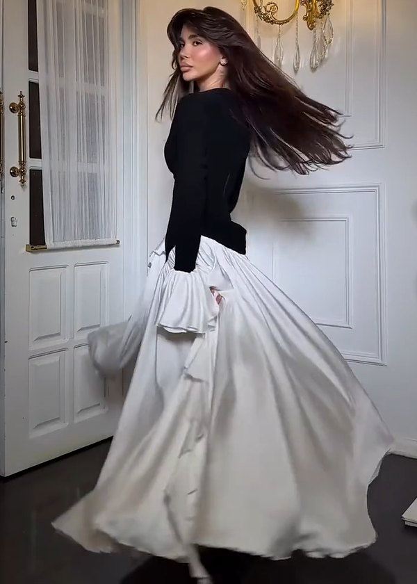 A Vintage Style Dress with Delicate Timeless Details