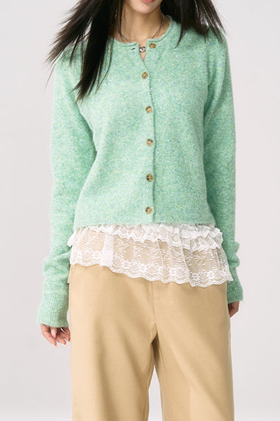 Well Tailored Cardigan with a Graceful Silhouette