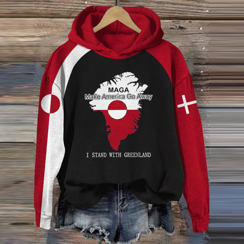 Comstylish Greenland Women's Printed Hoodie