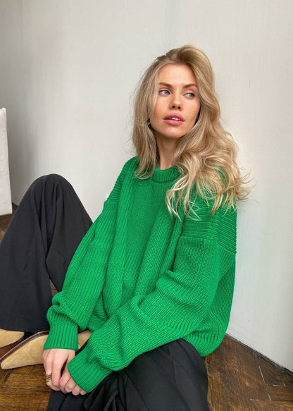 A Vintage Style Sweater with Delicate Timeless Details