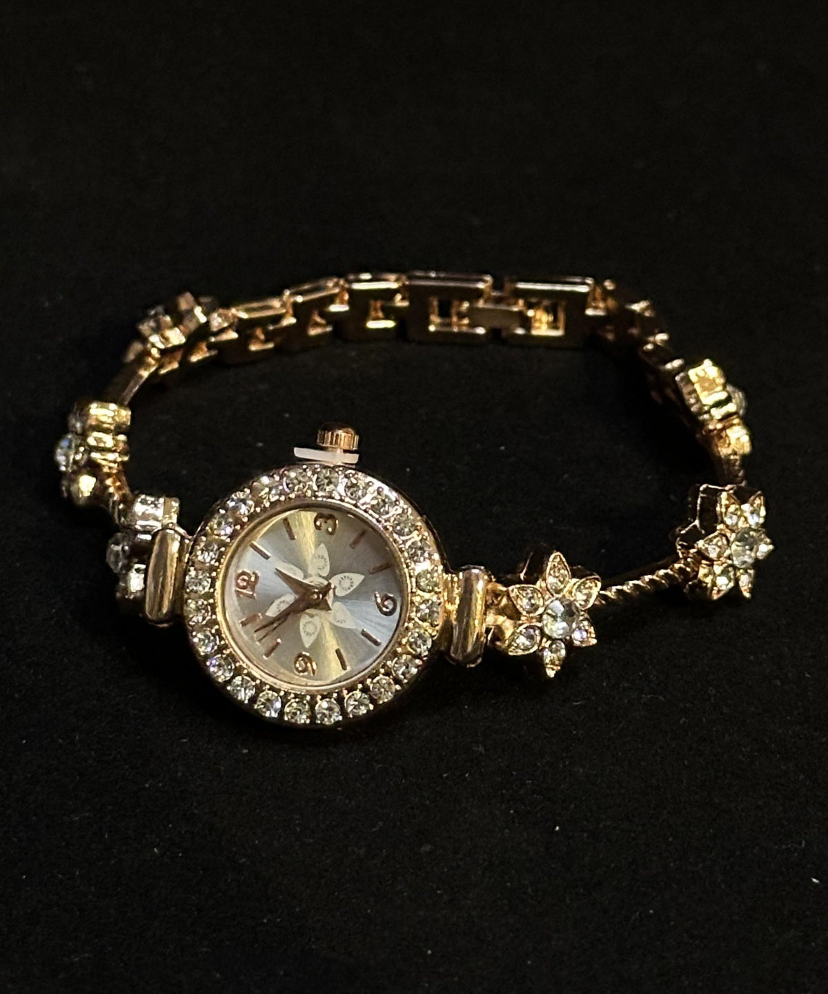 Original Design Gold Metal Alloy Zircon Watches