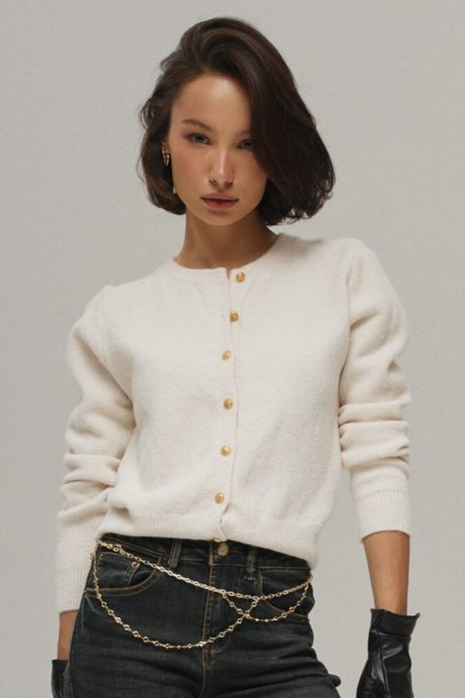 Vintage Inspired Cardigan with a Contemporary Edge