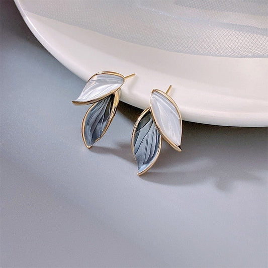 Hand Painted Enamel Lucky Wings Earrings