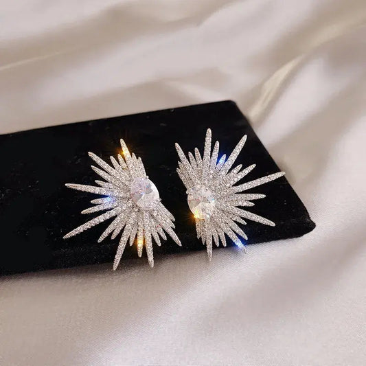 , Fluffy and Shiny Earrings