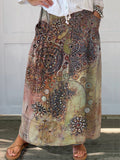 Women's Art Painting Hippie Print Skirt