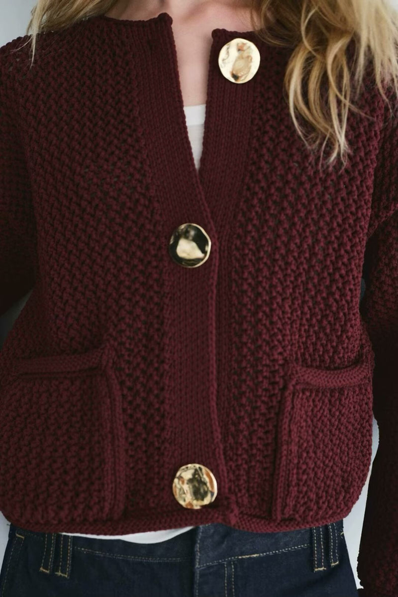 A Vintage Style Cardigan with Delicate Timeless Details