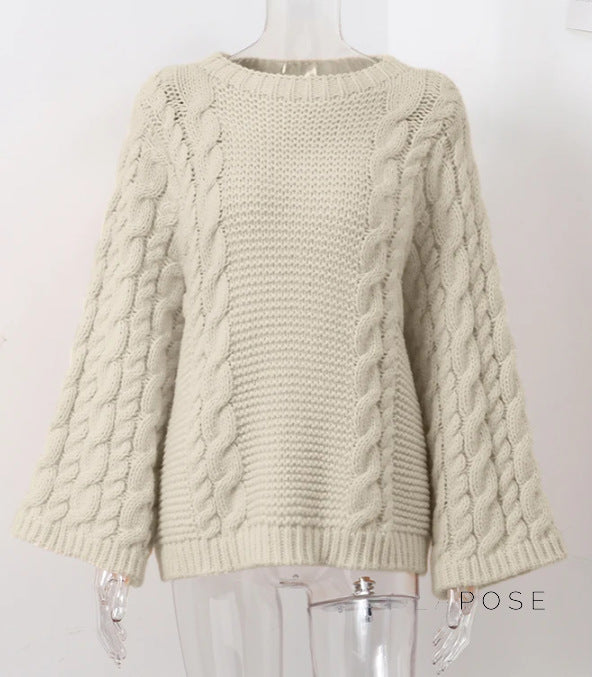 A Vintage Style Sweater with Delicate Timeless Details