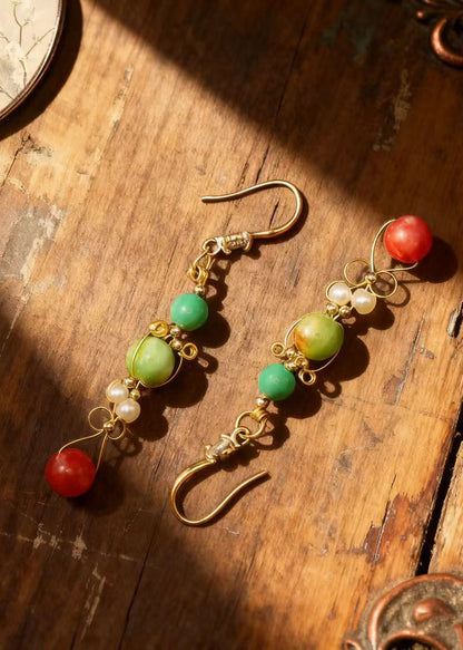 Original Design Fine Crystal Style Drop Earrings