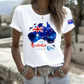 Comstylish Women's Australian Holiday Casual Comfort T-shirt
