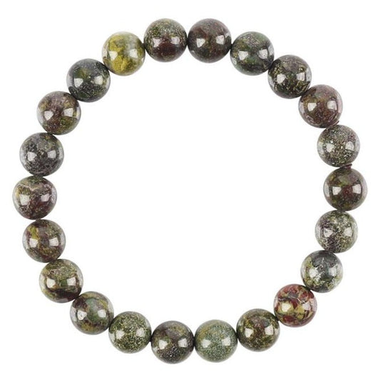8mm Dragon Blood Stone Spiritual Bracelet for Protection