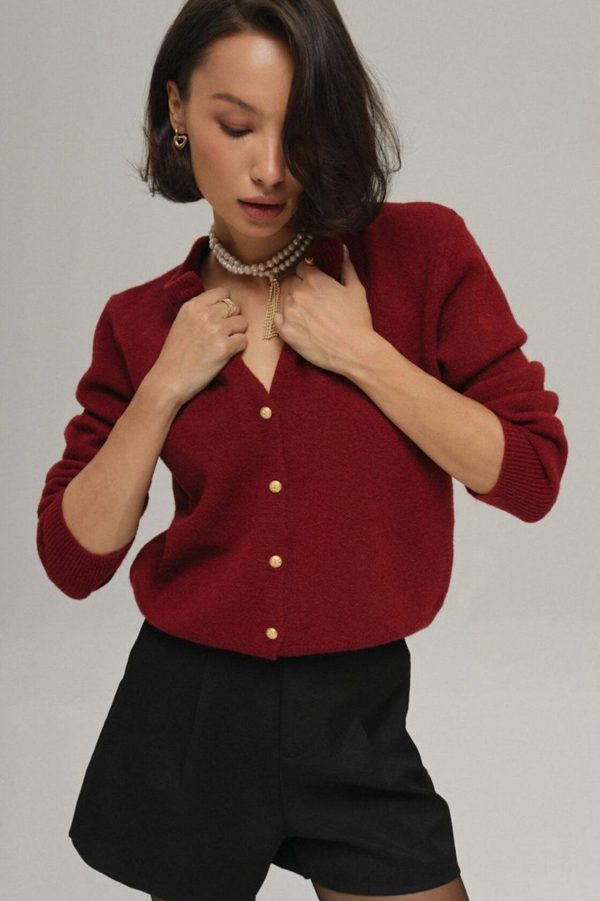 Vintage Inspired Cardigan with a Contemporary Edge