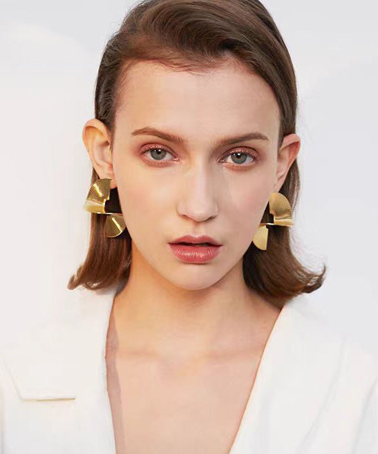 New Fashionable Geometric Metal Earrings