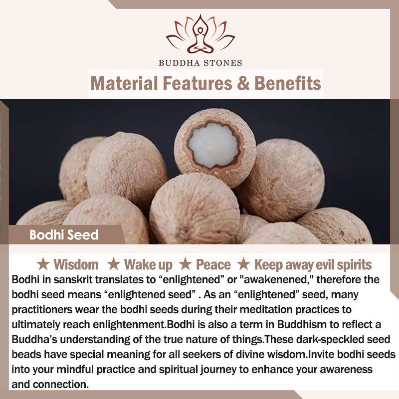 Buddha Stones Natural Bodhi Seed Paw Lucky Cat Bracelet