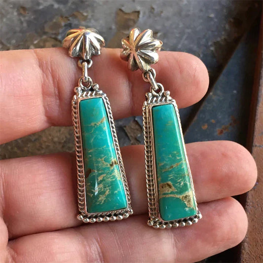 Turquoise Stone Earrings