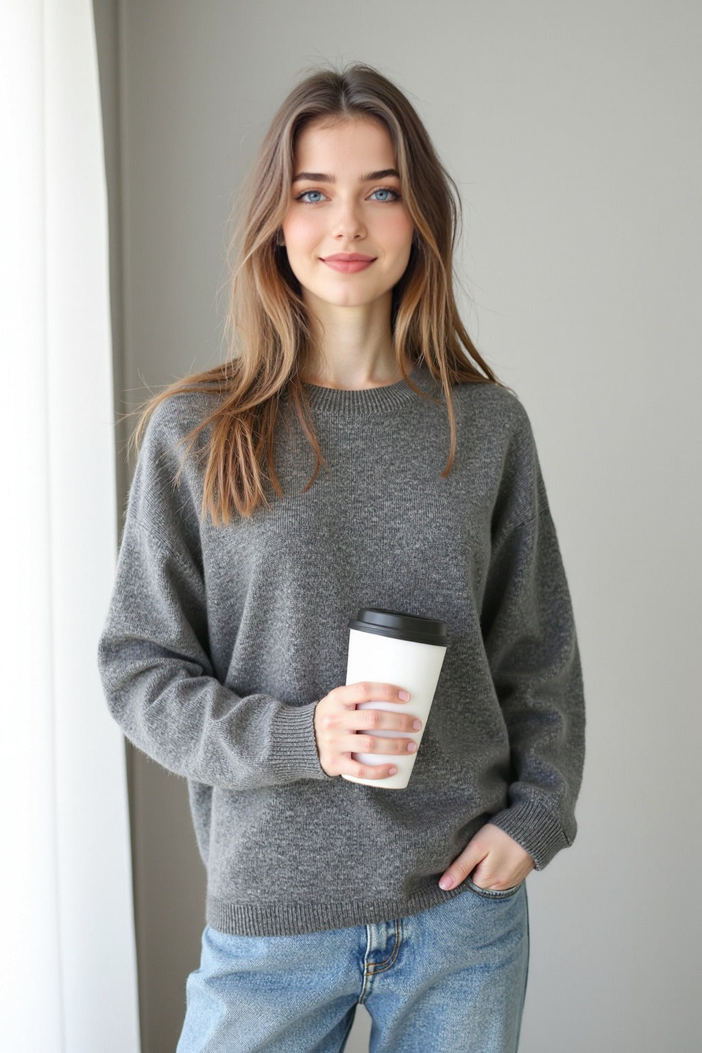 Gracefully Designed Sweater