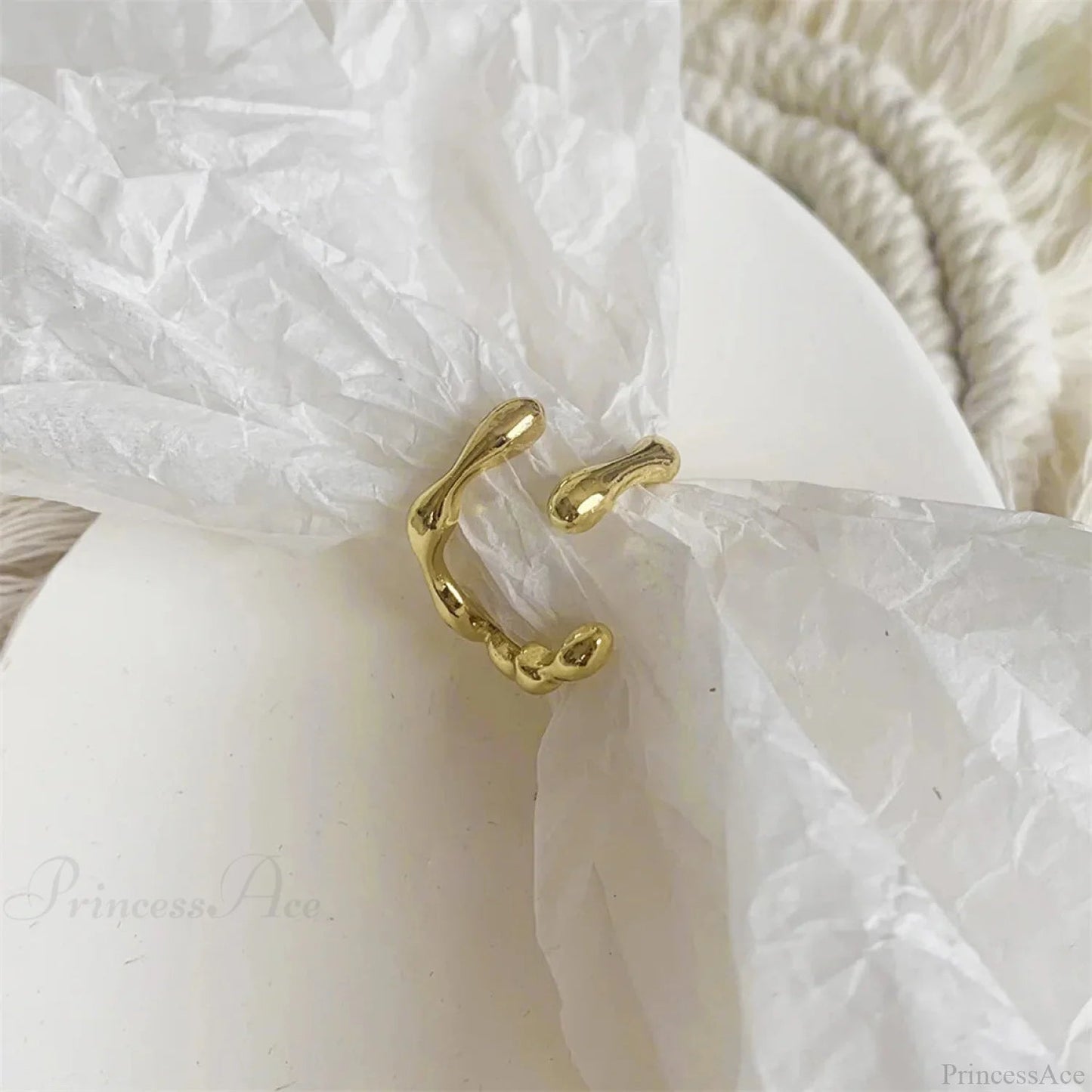 Stylish Silver Simple Gothic Ring