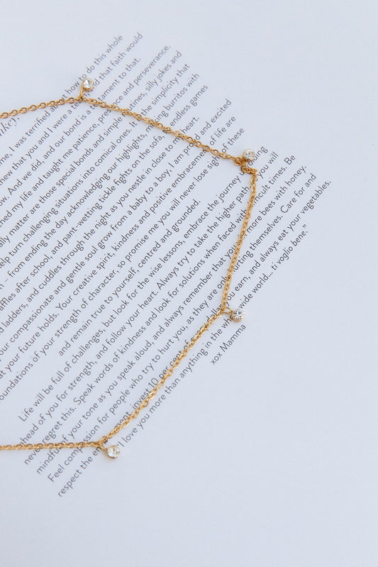 18k Gold Plated Love Is a Moment Necklace Gold