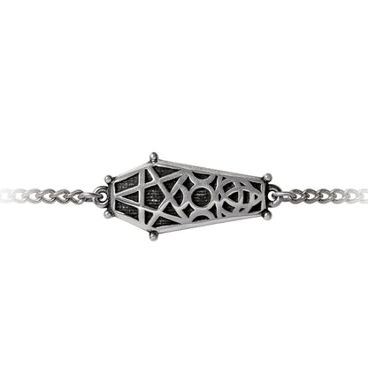 Hex Coffin Bracelet by Alchemy Gothic