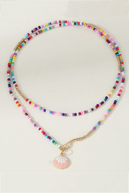 Colorful Beads Shell Necklace