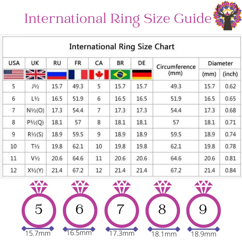 Water Drop Crystal Princess Ring