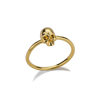 Dainty Skull Ring