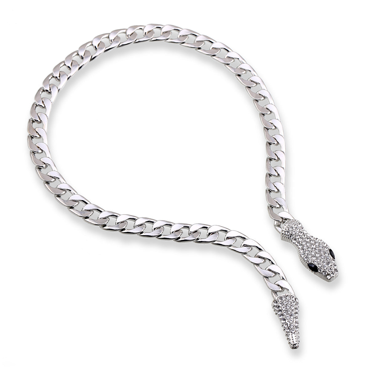 Statement Snake Chain Necklace