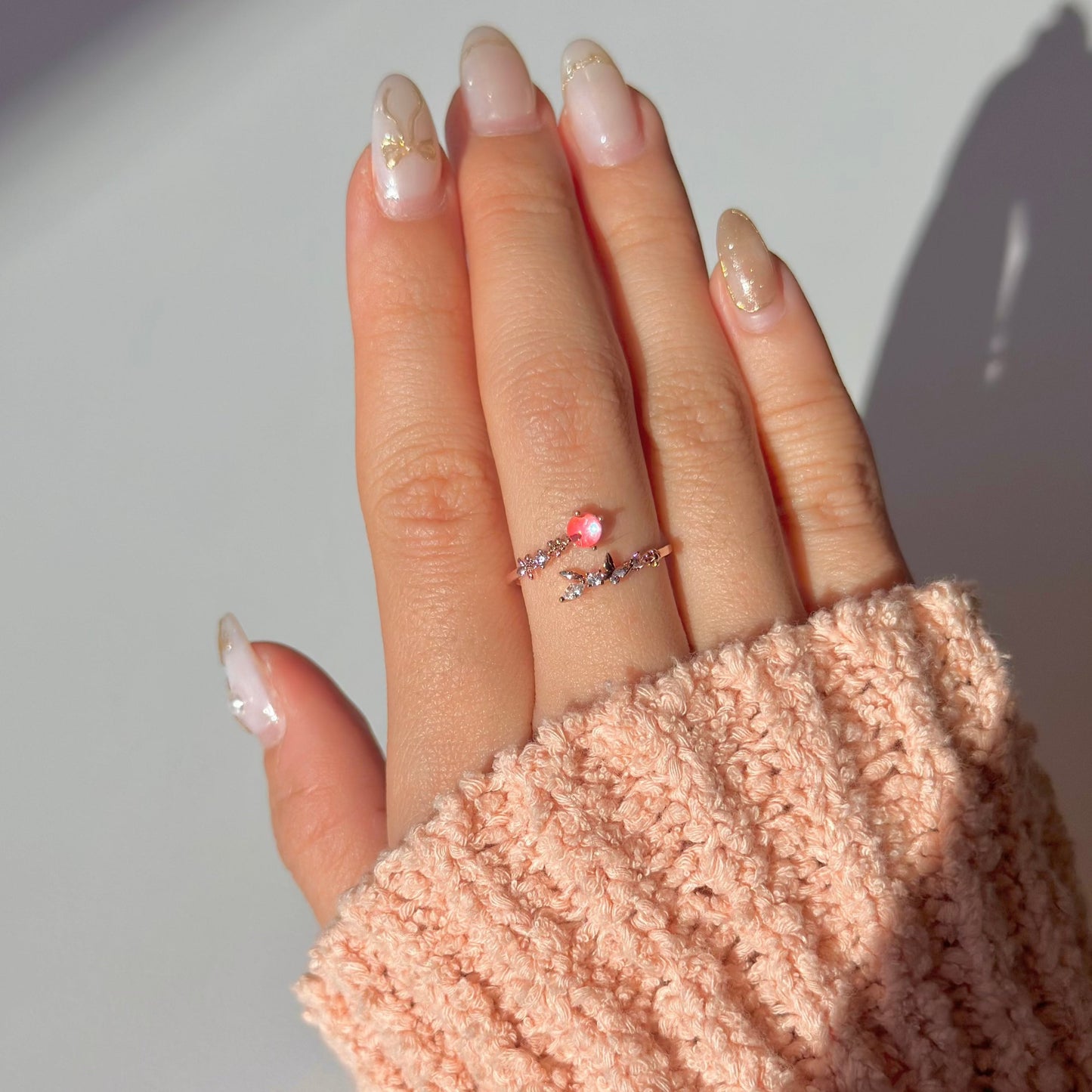 [] Butterfly Aurora Ring
