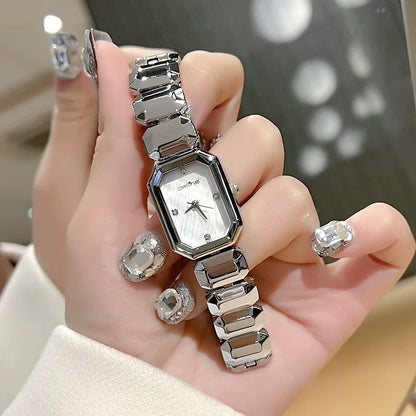 Mother-of-pearl Square Bracelet Watch