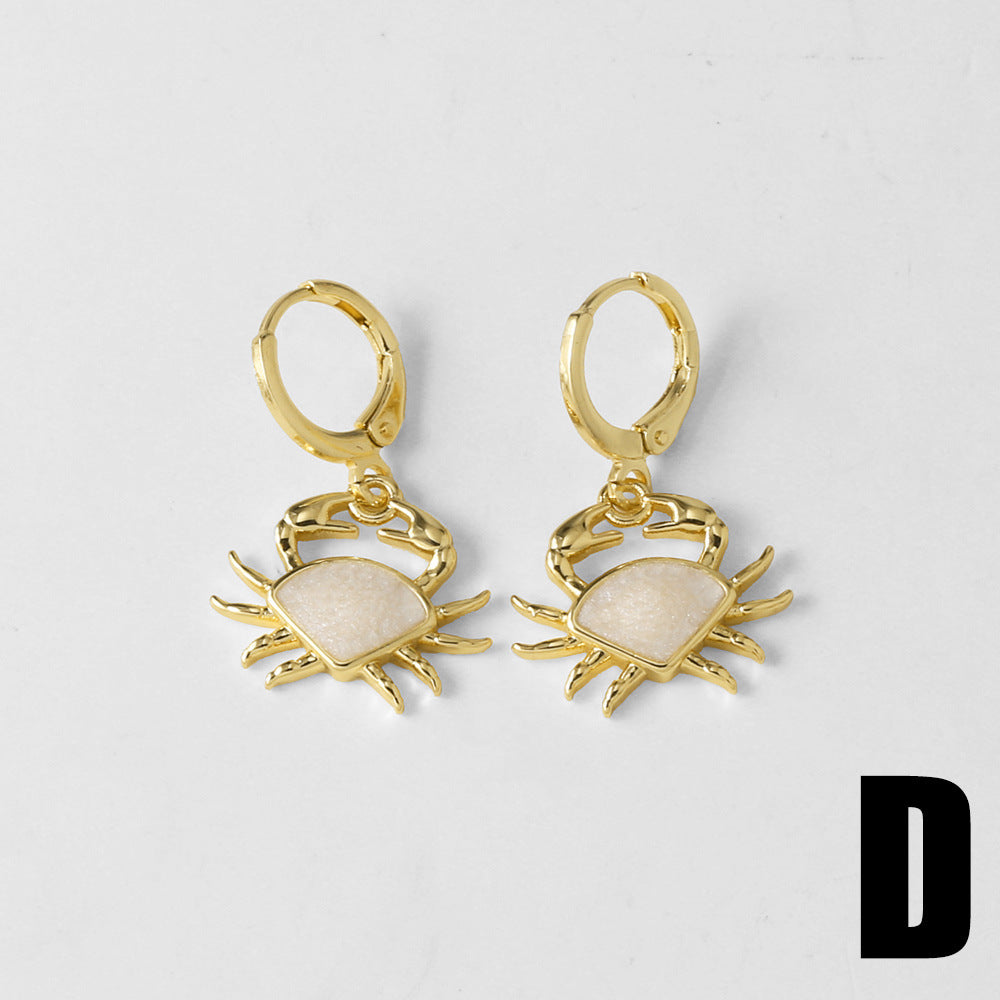 Joselyn Ocean Charm Drop Earrings