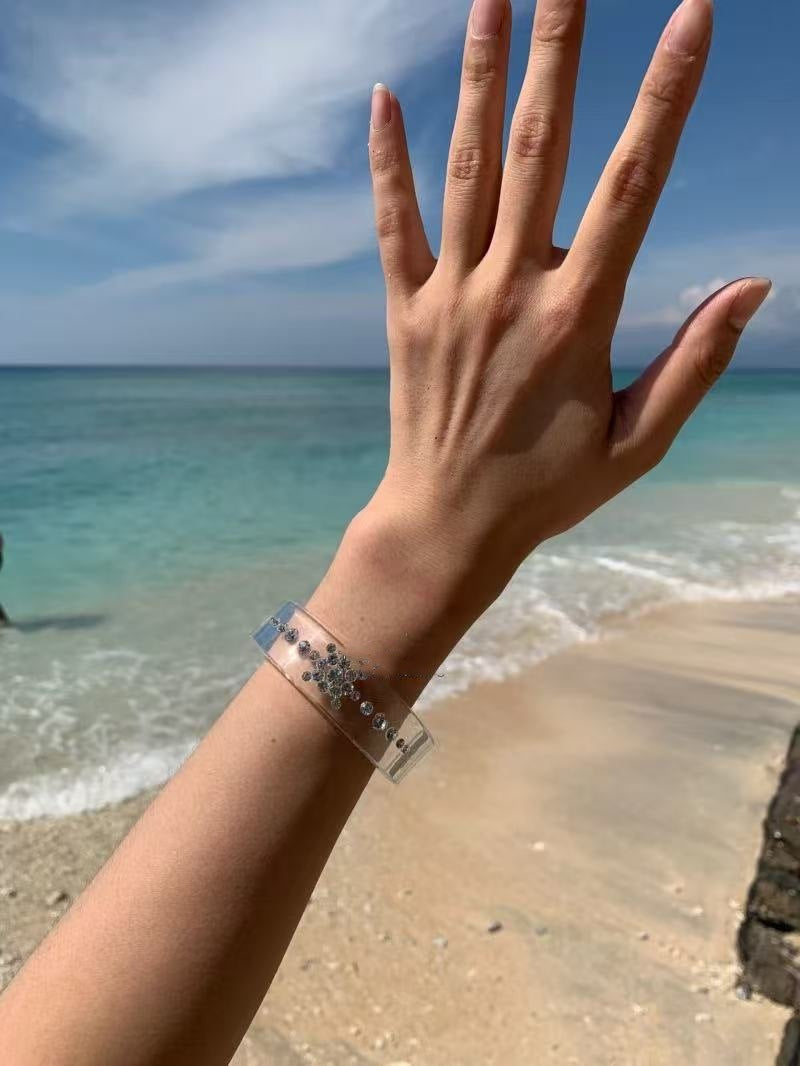 Angelita Crystal Clear Bangle