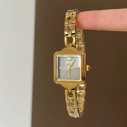 Square Dial Chain Bracelet Watch