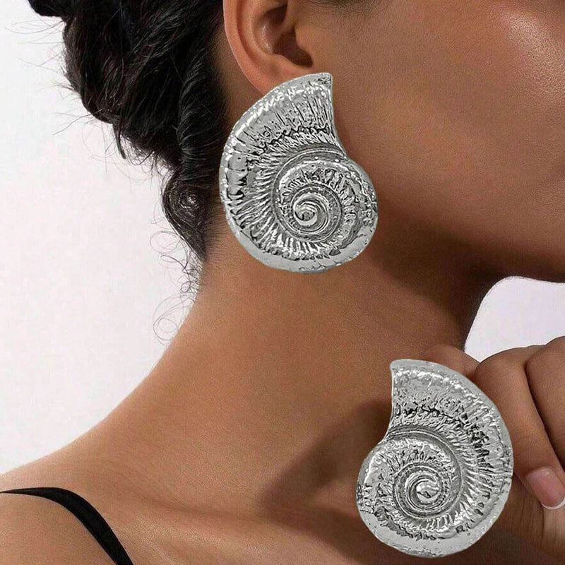 Calia Shell Spiral Earrings