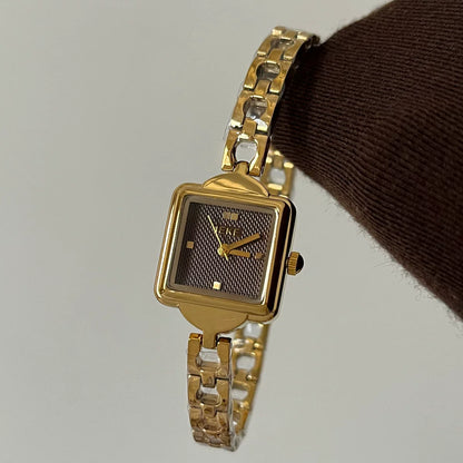 Square Dial Chain Bracelet Watch