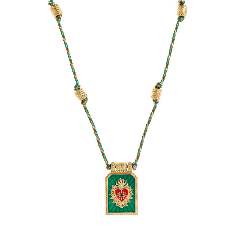 Siyona Cord Charm Necklace