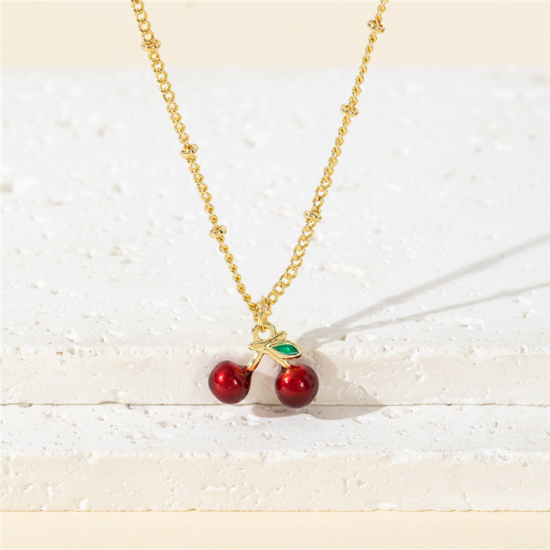 Jalyssa Enamel Fruit Necklace