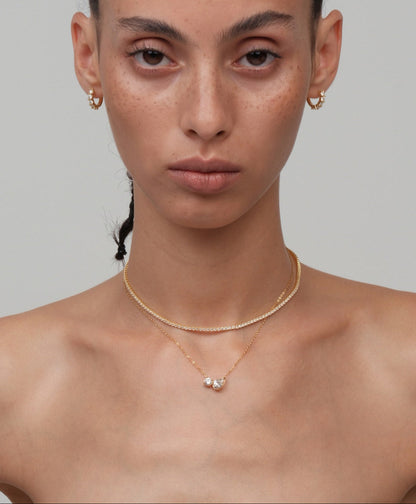 Zaila Double Charm Necklace