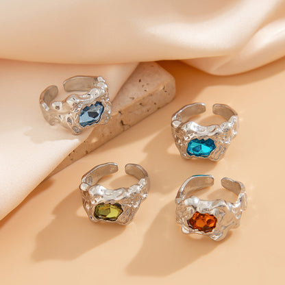 Ellah Pleated Stacking Rings