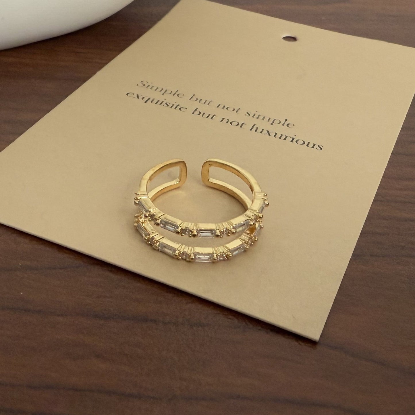 Keaton Sculptural Open Ring