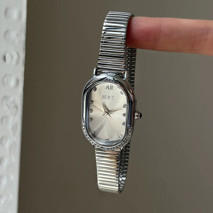 Oval Dial Bracelet Watch