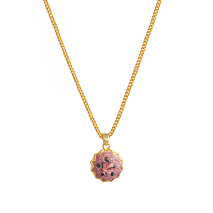 Ayelen Painted Pendant Necklace