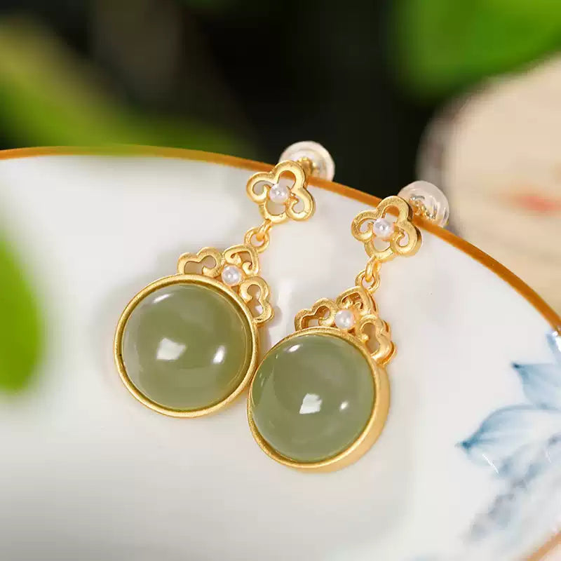 Brynn Jade Drop Earrings