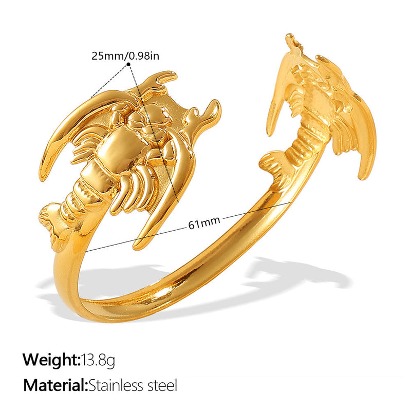 Hadlee Sculpted Fish Cuff