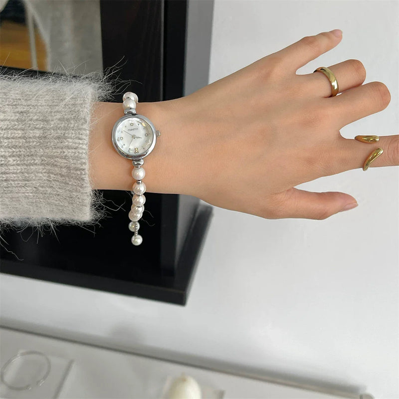 Pearl Bracelet Watch