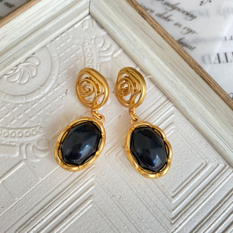 Liana Lace Glass Drop Earrings
