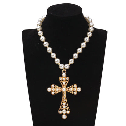 Jolene Multi Layer Cross Necklace