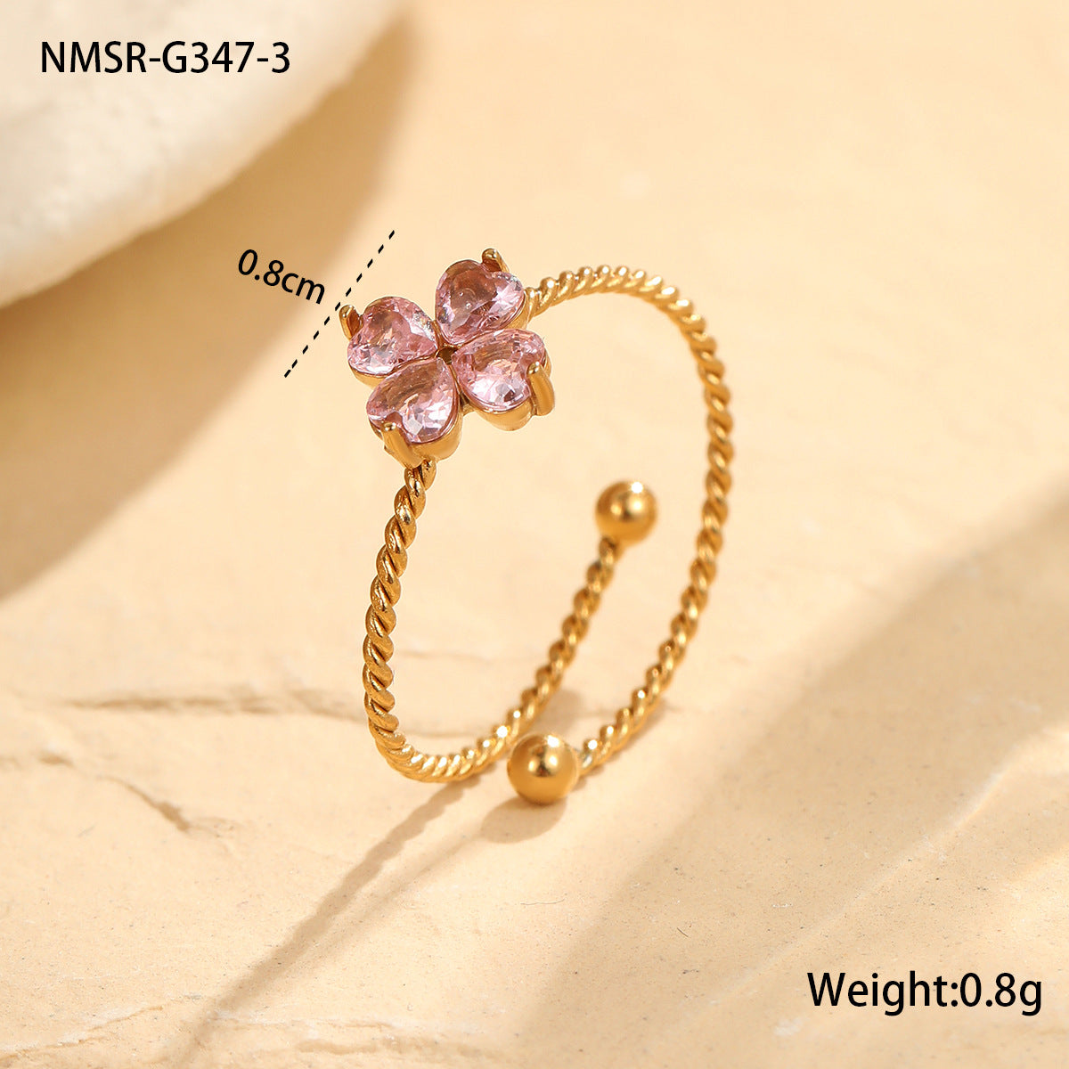 Lilou Clover Charm Ring