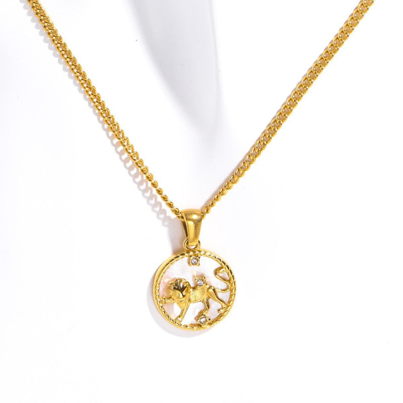 Tamera Zodiac Coin Necklace