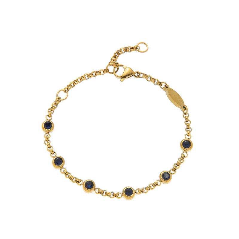 Hasset Minimal Birthstone Bracelet