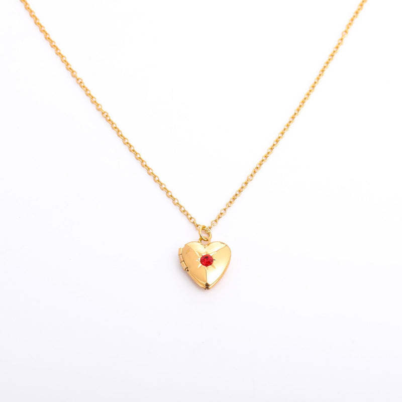 Anayah Birthstone Heart Locket